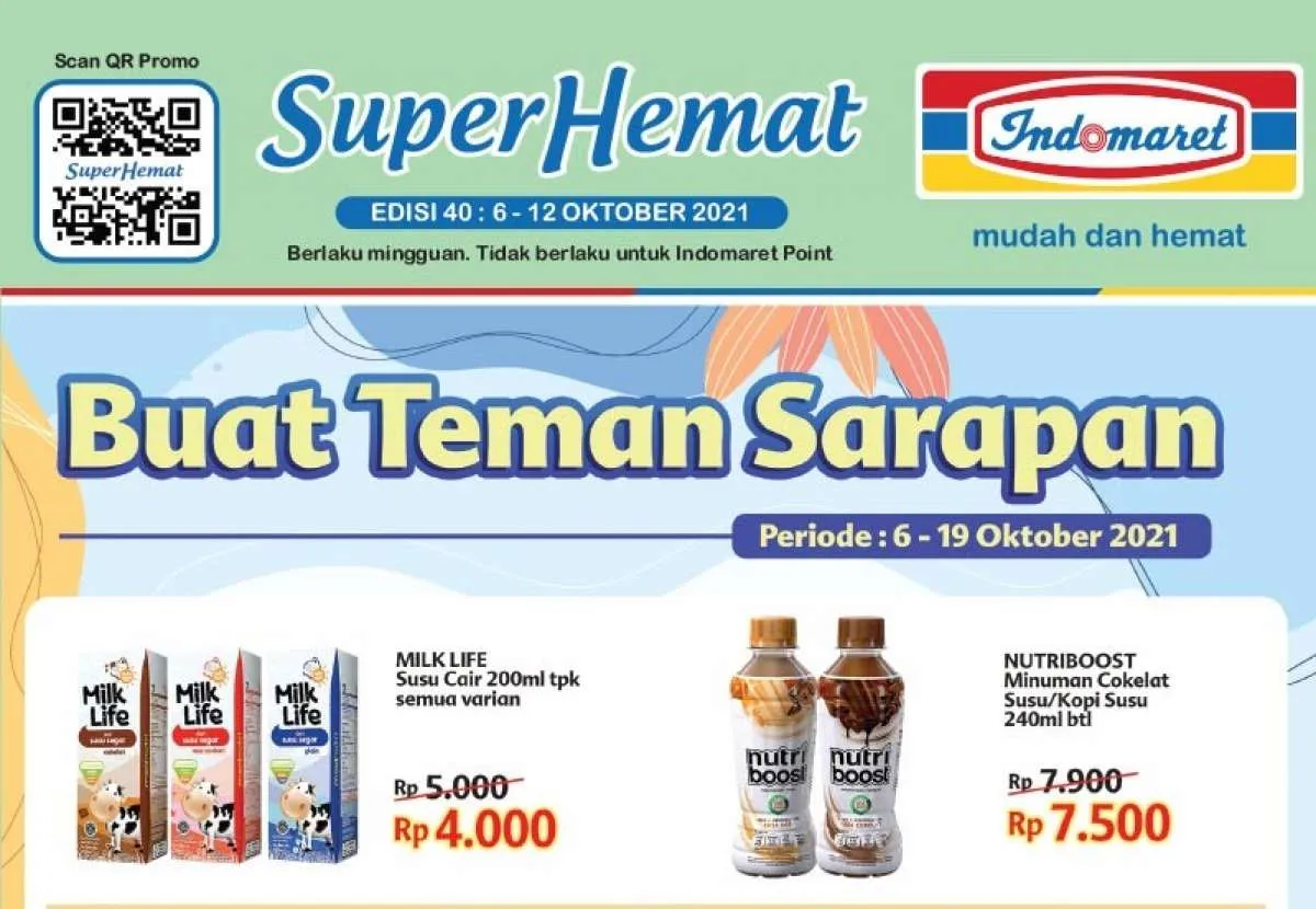 Promo Indomaret terbaru 6-10 Oktober 2021, diskon mingguan!