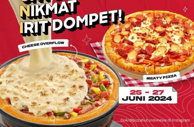 Promo Pizza Hut x BCA Beli 1 Dapat 2 Berakhir Kamis 27 Juni 2024, Gratis Meaty Pizza