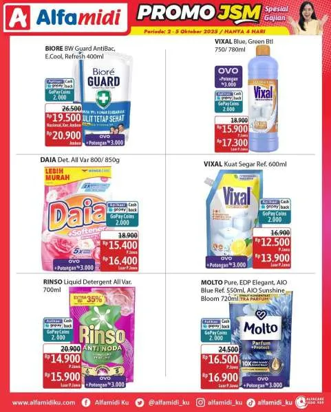 Promo JSM Alfamidi Hanya 4 Hari Periode 2-5 Oktober 2025