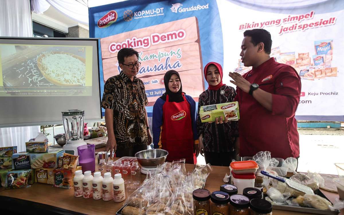 Demo Masak Prochiz bersama Komunitas Kampung Wirausaha Garudafood
