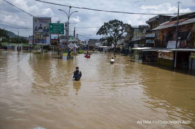 Empat kecamatan di wilayah Kabupaten Bandung terdampak banjir
