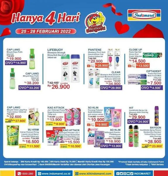 Promo JSM Indomaret di 25-28 Februari 2022