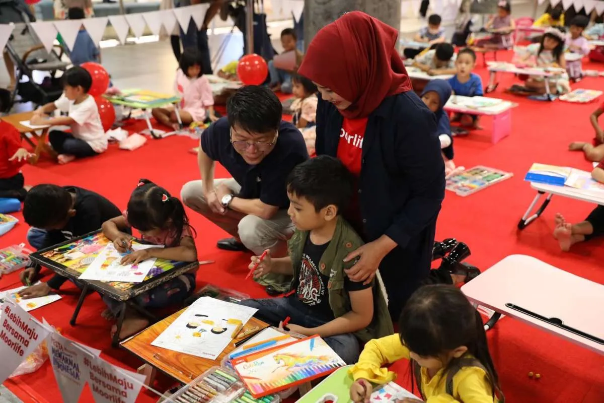 Pesta Moorlife Mewarnai: Apresiasi & Dukungan Moorlife pada 180.000 Anak Bangsa 