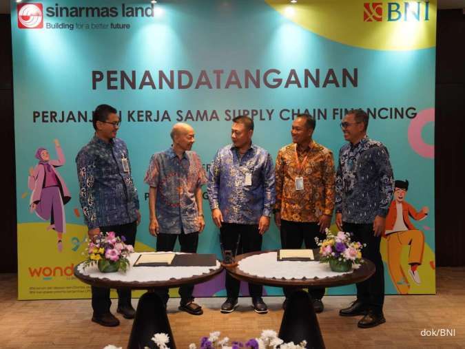 Bank Negara Indonesia (BNI) Salurkan Pembiayaan untuk Mitra Bumi Serpong Damai (BSD)