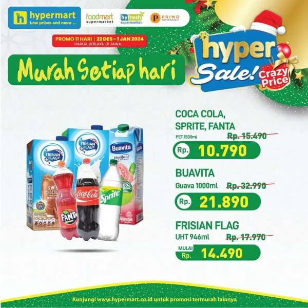 Promo JSM Hypermart Hyper Diskon Weekend Periode 22-25 Desember 2023