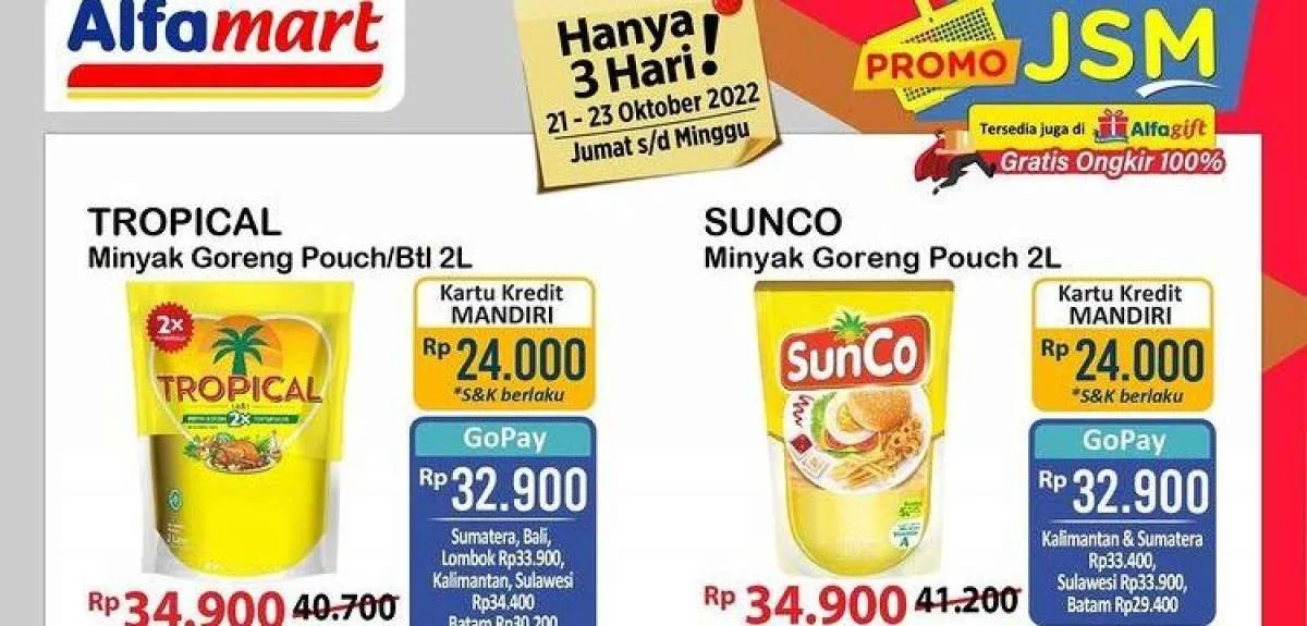 Promo JSM Alfamart Terbaru 21-23 Oktober 2022, Belanja Lebih Murah
