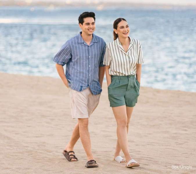 Prewedding Natural nan Elegan ala Luna Maya dan Maxime Bouttier dengan Linen Favorit
