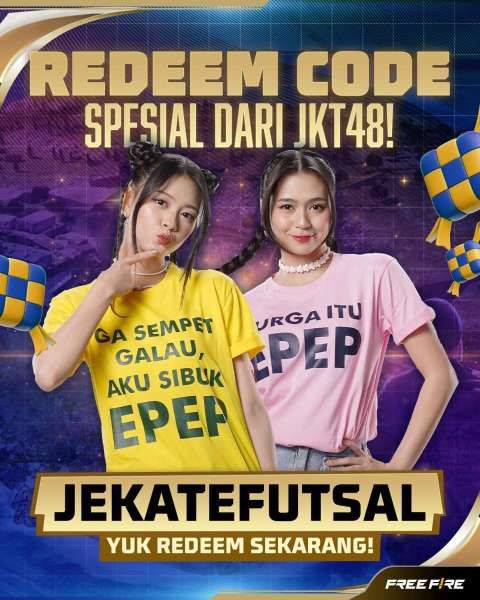 Kode redeem FF spesial JKT48 terbaru