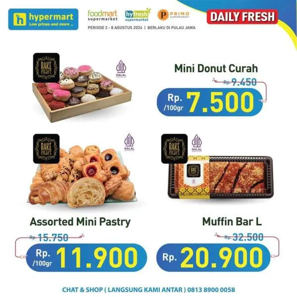 Promo Hypermart Hyper Diskon Weekday Periode 6-8 Agustus 2024