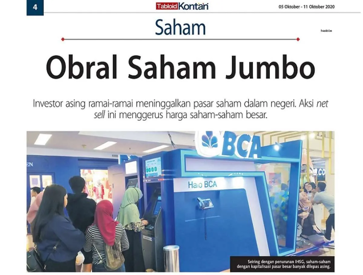 Asing mengobral saham, ini kesempatan menadahnya
