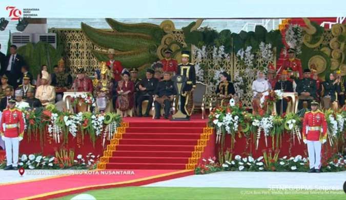 Indonesia Holds Curtailed Independence Day event in Troubled New Capital