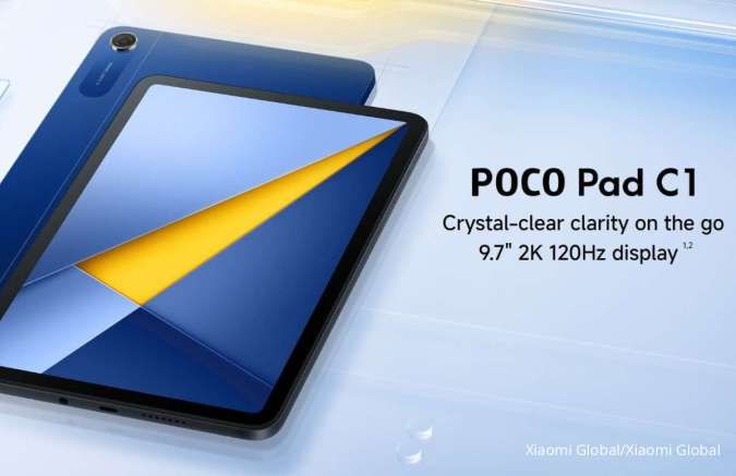 Spesifikasi Poco Pad C1, Tablet Murah dengan Baterai 7.600 mAh