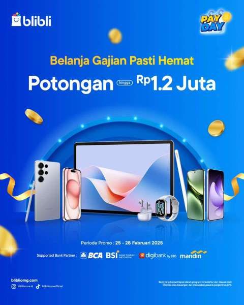 Promo Blibli Payday 25-28 Februari 2025