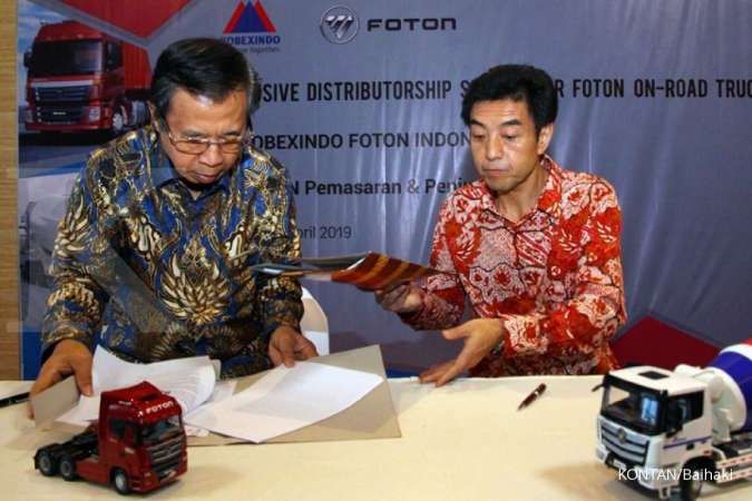 Diversifikasi bisnis, Kobexindo (KOBX) pasarkan truk Foton di Indonesia