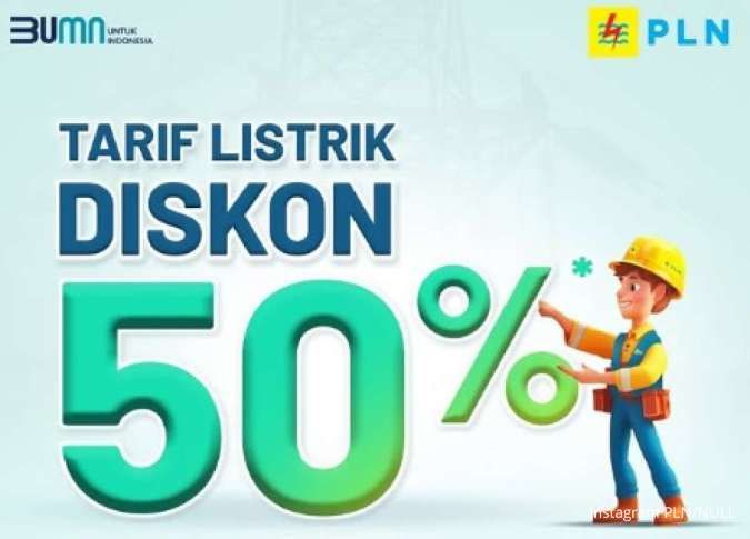 PLN Beri Diskon Tarif Listrik 50 Persen, Cek Siapa Saja yang Bisa Dapat 