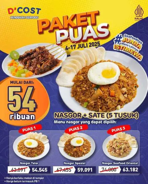 Promo Dcost Paket Puas Juli 2025
