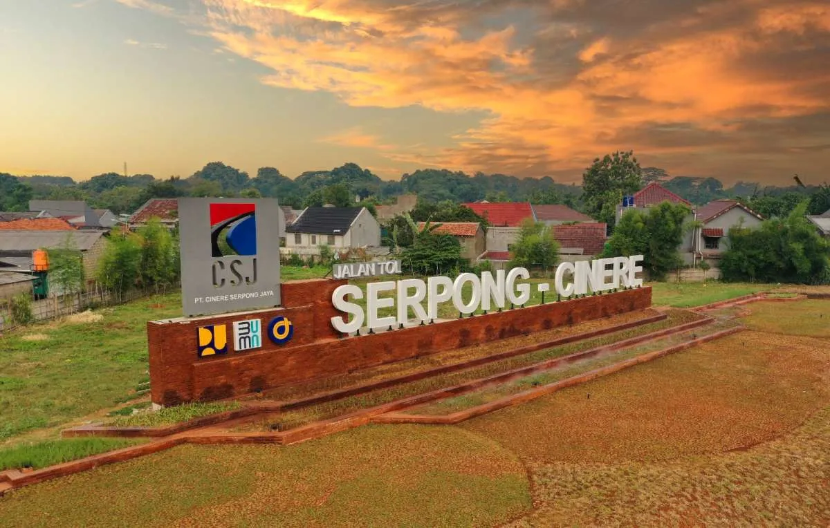 Hore! Jalan Tol Serpong-Cinere Seksi 2 Pamulang-Cinere Sudah Bisa Dilalui