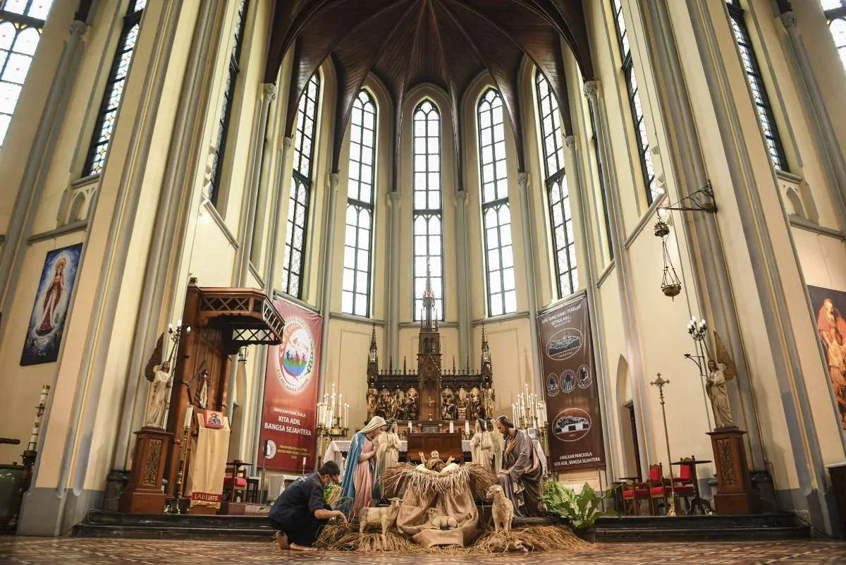 Gereja Katedral gelar Misa Natal dibagi 2 gelombang