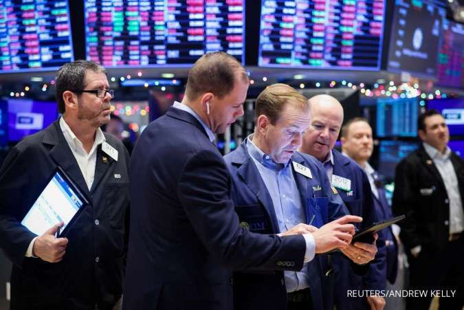 Wall Street Memulai Pekan Ini Berseri, Imbal Hasil US Treasury Turun