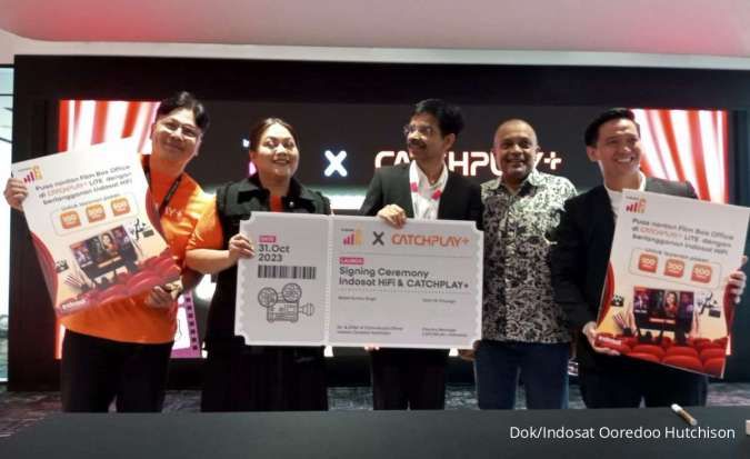 Indosat HiFi Jalin Kerjasama dengan CATCHPLAY+ Berikan Konten Digital Berkualitas 