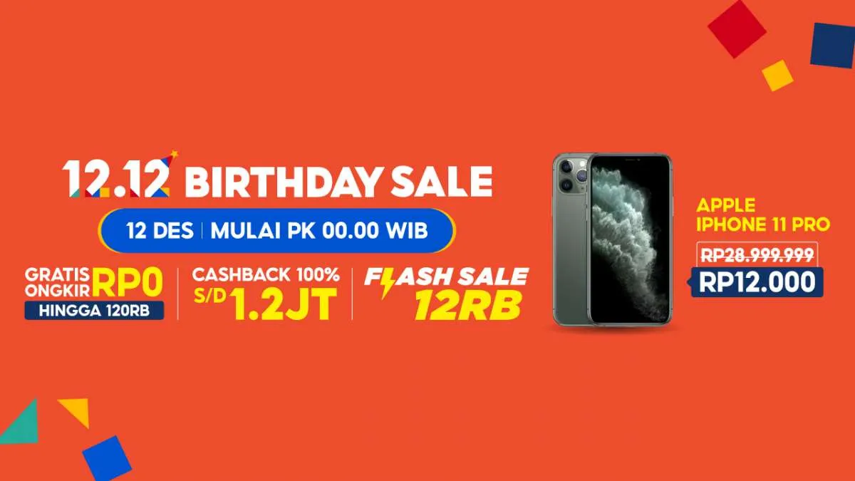 3 Juta pengunjung serbu program 12.12 Birthday Sale Shopee dalam 1 jam pertama