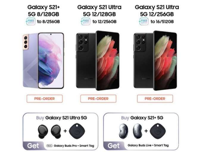 Selama periode pre-order Samsung Galaxy S21 Series, banyak bonus menanti!