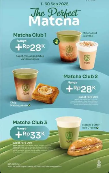 Promo Fore Coffee The Perfect Matcha