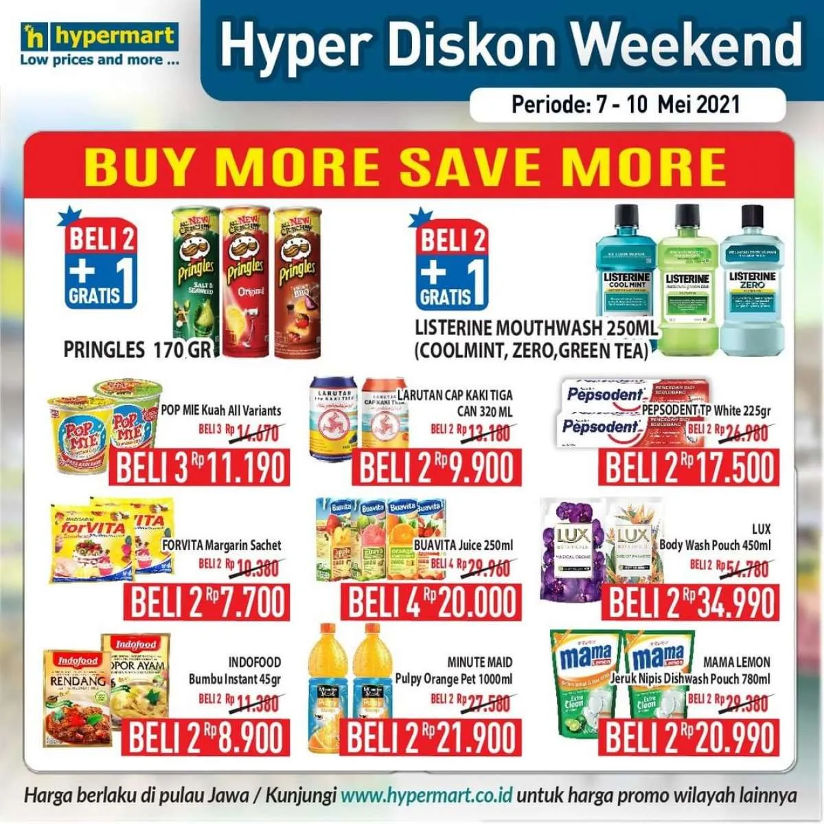 Simak promo Hypermart weekday 10 Mei 2021, ada diskonan hari kerja!