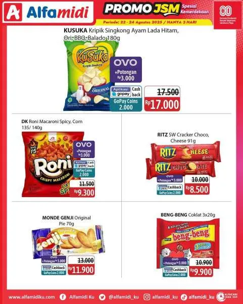 Promo JSM Alfamidi Periode 22-24 Agustus 2025