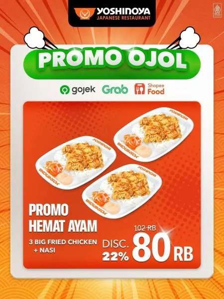 Promo Ojol Yoshinoya September Hemat Ayam