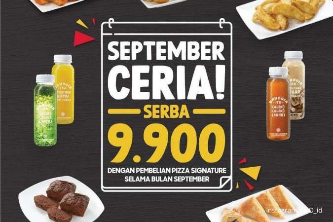 Promo PHD September Ceria, Beli Signature Pizza Dapat Snack dan Minuman Cuma Rp 9.900