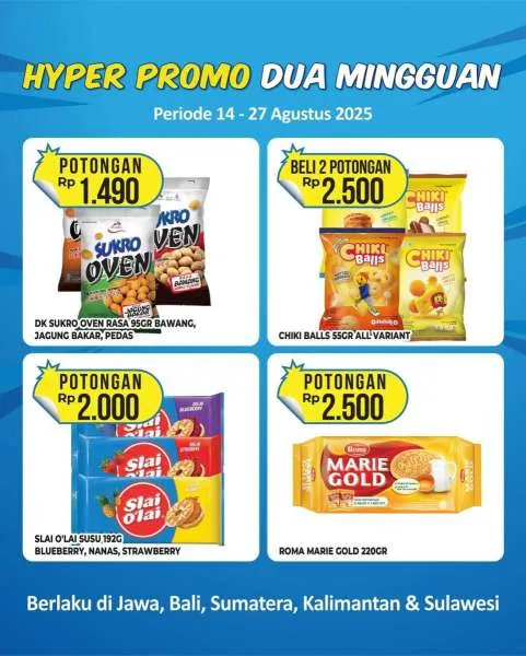 Promo Hypermart Dua Mingguan Periode 14-27 Agustus 2025