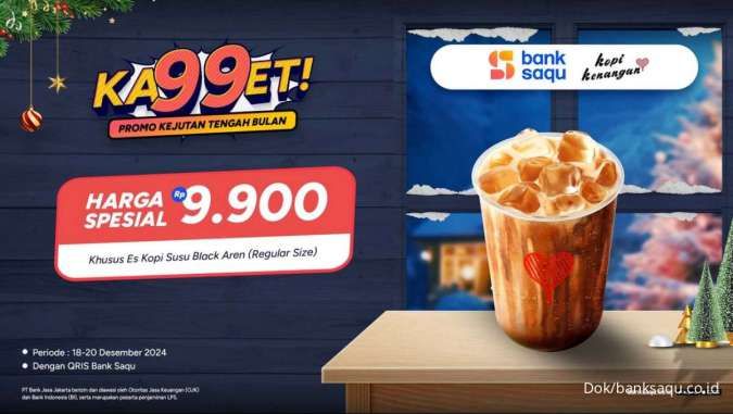 Promo Kopi Kenangan x Bank Saqu 18 Desember 2024