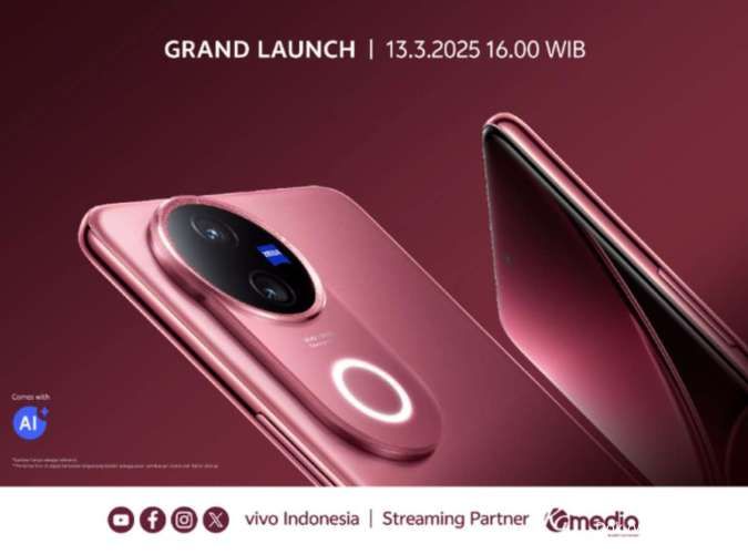 Vivo V50 Indonesia Rilis 13 Maret, Ini Bocoran Spesifikasi dan Harganya