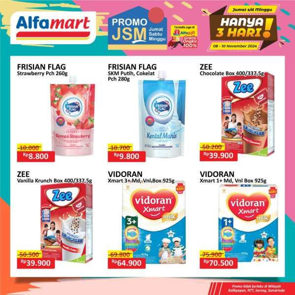 Promo JSM Alfamart Weekend 8-10 November 2024