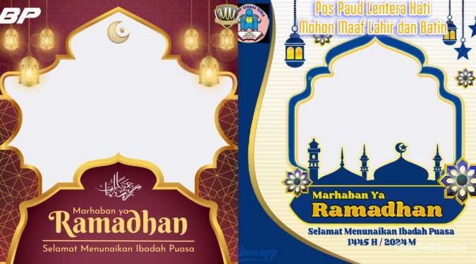 40 Twibbon Ramadhan Mohon Maaf Lahir Batin, Cocok Jadi Foto Profil Keren