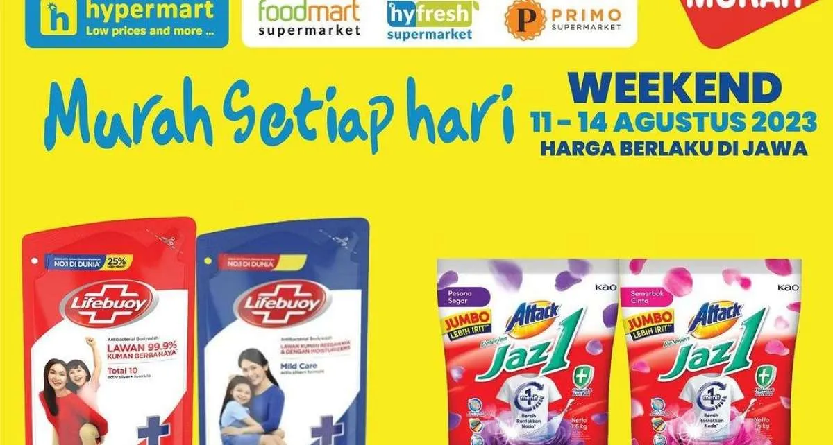 Katalog Harga Promo JSM Hypermart 11-14 Agustus 2023, Promo Murah Setiap Hari