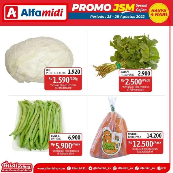Promo JSM Alfamidi Spesial Gajian Periode 25-28 Agustus 2022