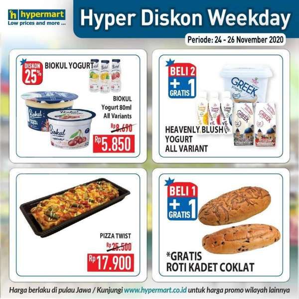 Promo Hypermart weekday 24-26 November 2020 
