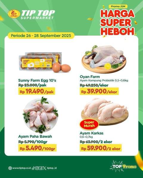 Promo JSM Tip Top 26-28 September 2025