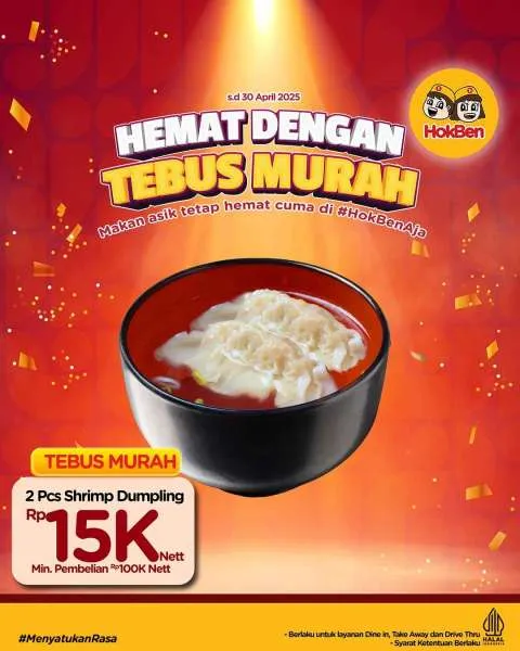 Promo Hokben Shrimp Dumpling