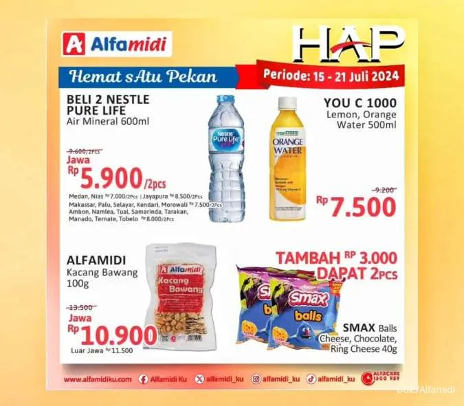 Promo Alfamidi Hemat Satu Pekan Periode 15-21 Juli 2024