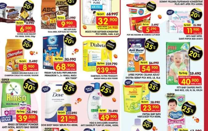 Promo Superindo Weekday 14-17 Juli 2025, Molto-Cumi Fresh Diskon hingga 50%