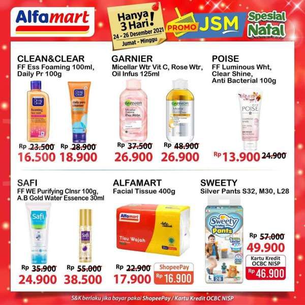 Katalog Promo JSM Alfamart Spesial Natal Periode 24-26 Desember 2021