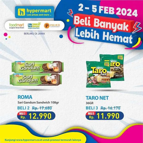 Promo Hypermart Beli Banyak Lebih Hemat Periode 2-5 Februari 2024