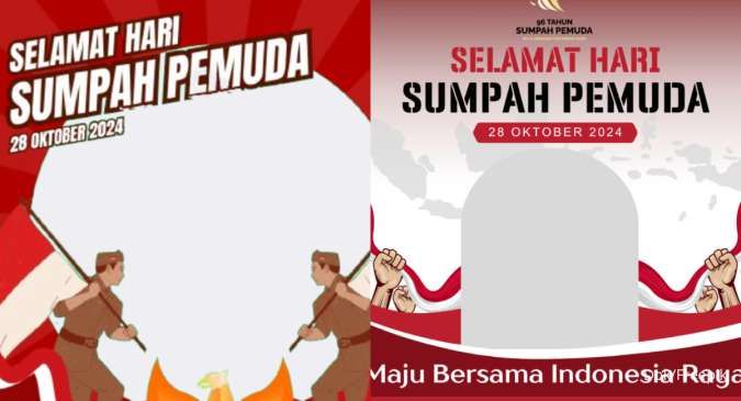  Kumpulan Twibbon Hari Sumpah Pemuda 2024 untuk Menambah Semangat 