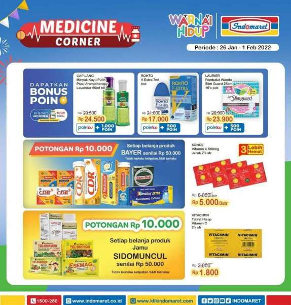 Promo Indomaret Super Hemat Mingguan Terbaru 26 Januari-1 Februari 2022