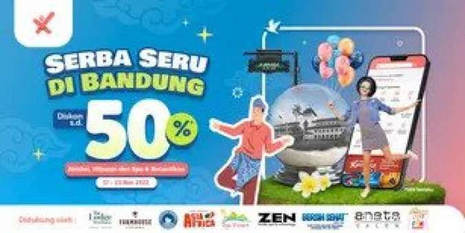 Promo Traveloka Xperience ke Bandung hingga 23 November 2022, Nikmati Diskon 50%