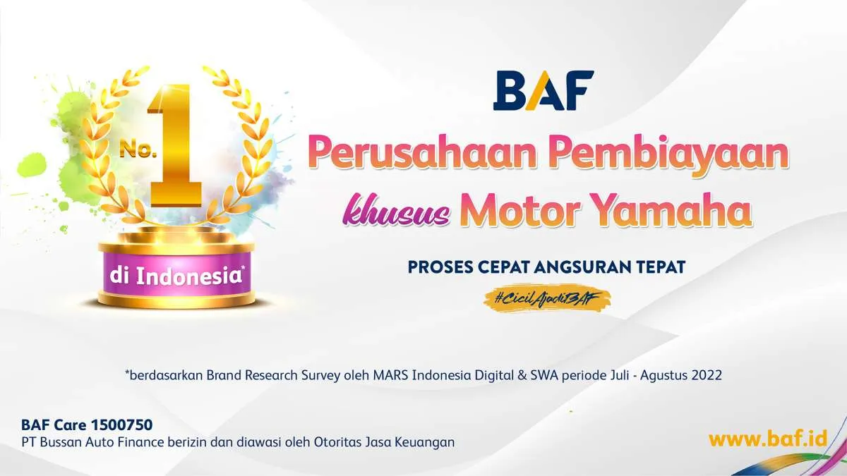 Ingin Punya Motor Baru Yamaha di Tahun yang Baru? Ajukan di BAF Aja!