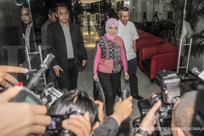 Dirut Pertamina Nicke Widyawati beri kesaksian di KPK